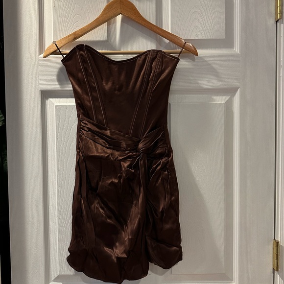 Zara Top Sticked Draped Dress - Picture 1 of 8